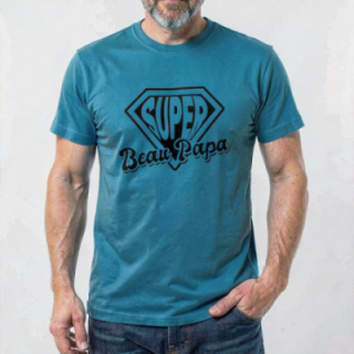 Tip Top Tshirt - T-shirt Homme Super beau-papa - Made in France