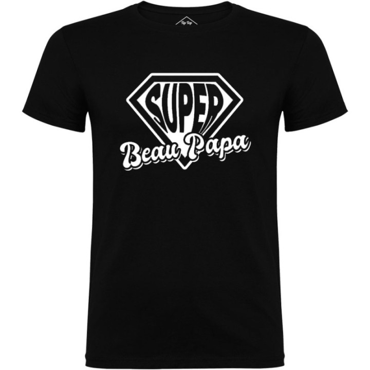 Tip Top Tshirt - T-shirt Homme Super beau-papa - Made in France