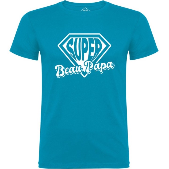 Tip Top Tshirt - T-shirt Homme Super beau-papa - Made in France