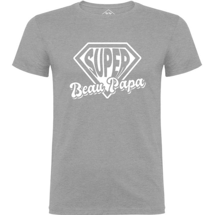 Tip Top Tshirt - T-shirt Homme Super beau-papa - Made in France