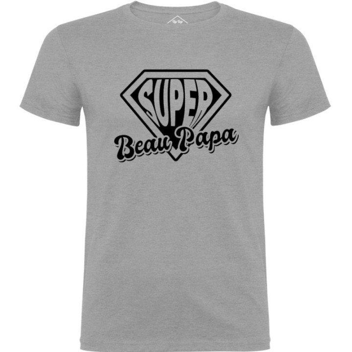 Tip Top Tshirt - T-shirt Homme Super beau-papa - Made in France