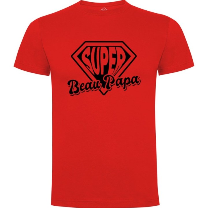 Tip Top Tshirt - T-shirt Homme Super beau-papa - Made in France
