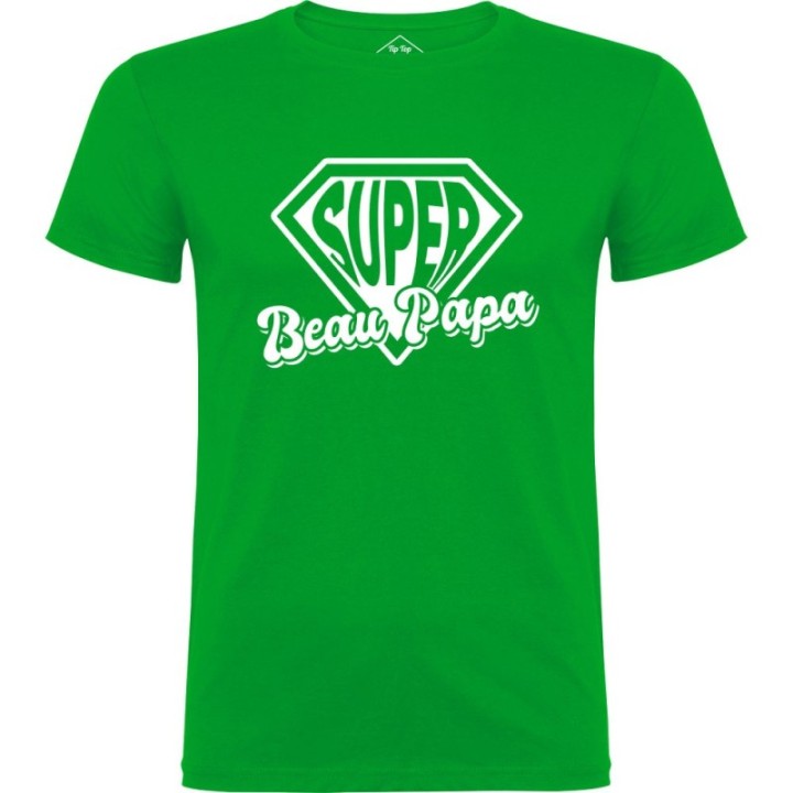 Tip Top Tshirt - T-shirt Homme Super beau-papa - Made in France