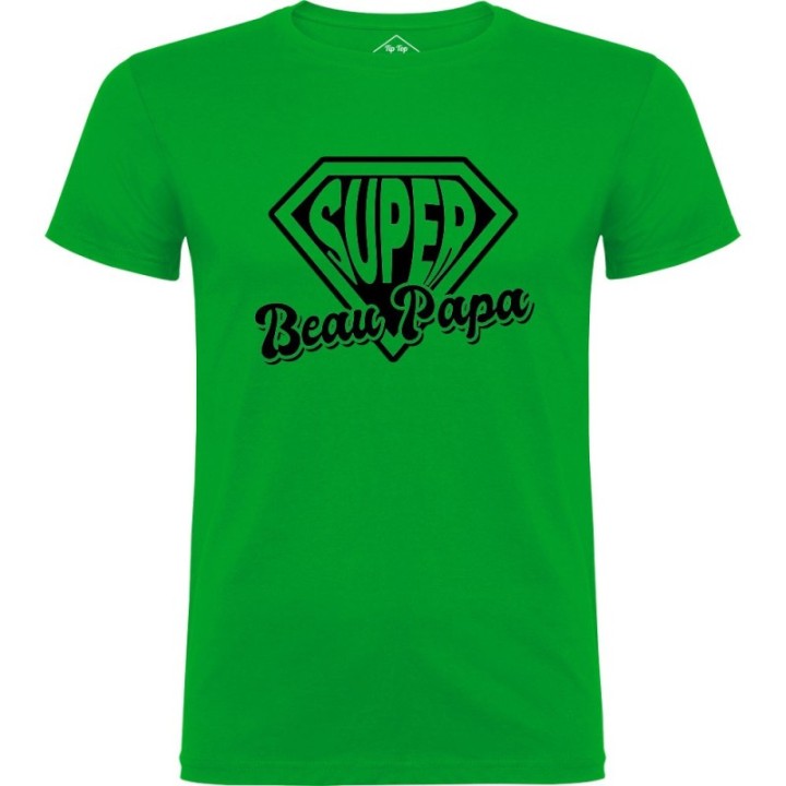 Tip Top Tshirt - T-shirt Homme Super beau-papa - Made in France
