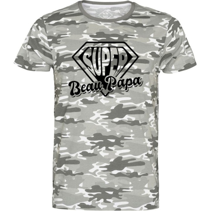 Tip Top Tshirt - T-shirt Homme Super beau-papa - Made in France