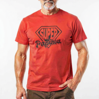 Tip Top Tshirt - T-shirt Homme Super Papinou - Made in France