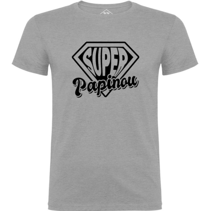Tip Top Tshirt - T-shirt Homme Super Papinou - Made in France