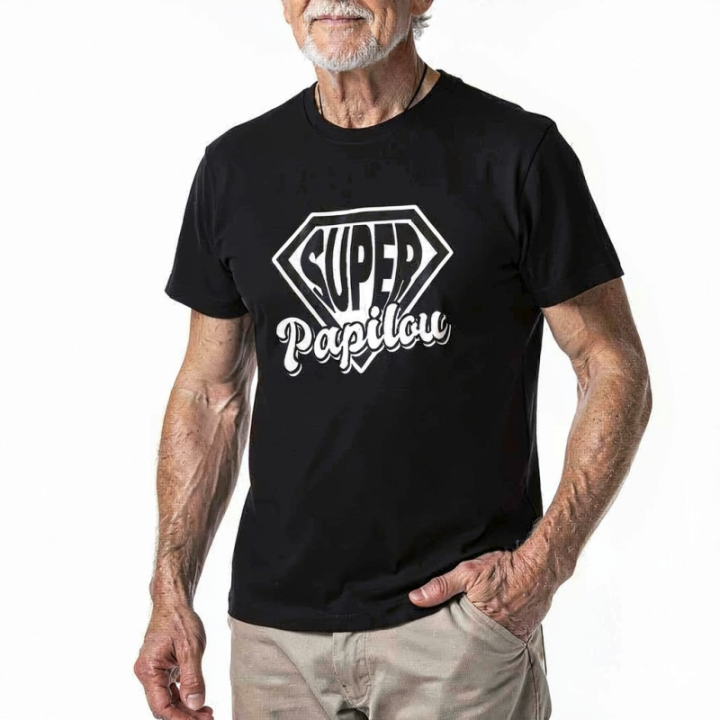 Tip Top Tshirt - T-shirt Homme Super Papilou - Made in France