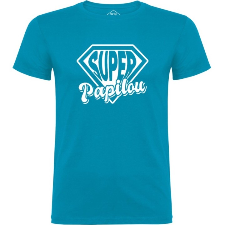 Tip Top Tshirt - T-shirt Homme Super Papilou - Made in France
