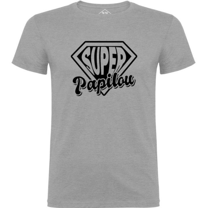 Tip Top Tshirt - T-shirt Homme Super Papilou - Made in France