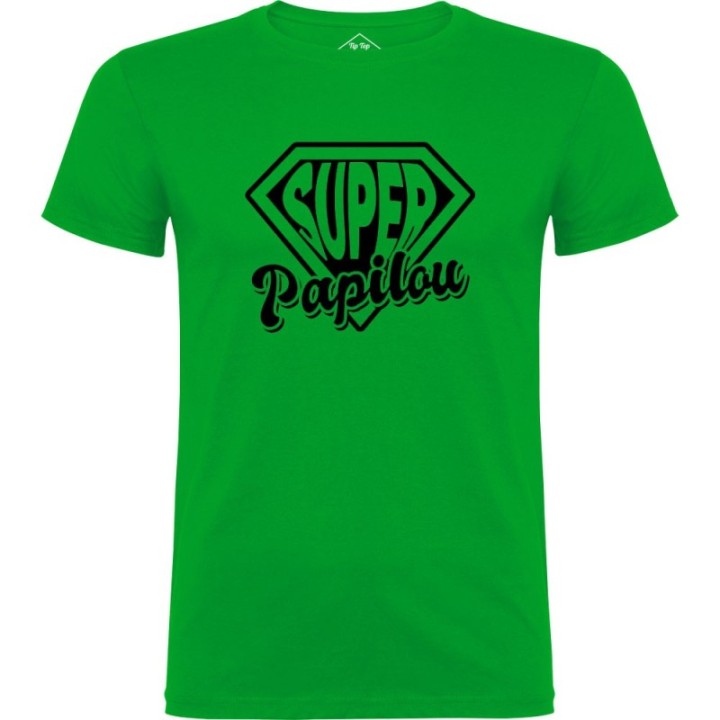 Tip Top Tshirt - T-shirt Homme Super Papilou - Made in France