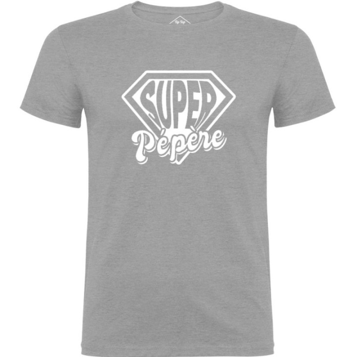 Tip Top Tshirt - T-shirt Homme Super Pépère - Made in France