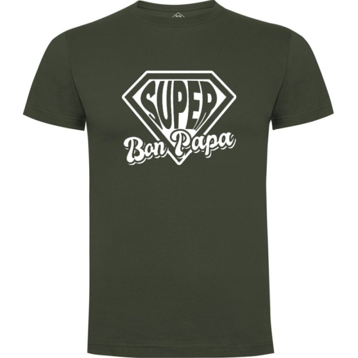 Tip Top Tshirt - T-shirt Homme Super Bon Papa - Made in France