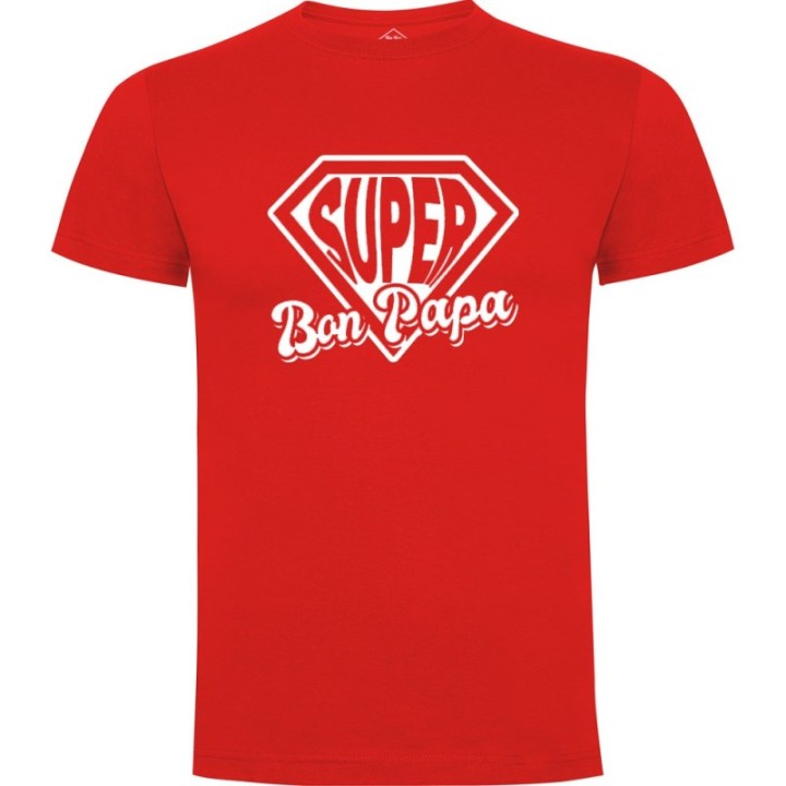 Tip Top Tshirt - T-shirt Homme Super Bon Papa - Made in France