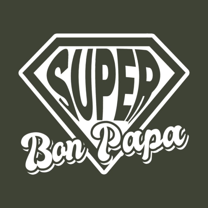 Tip Top Tshirt - T-shirt Homme Super Bon Papa - Made in France