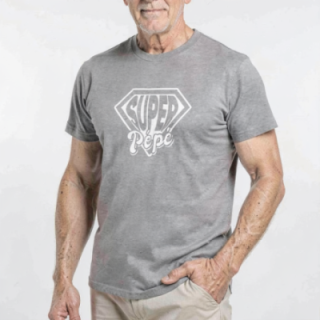 Tip Top Tshirt - T-shirt Homme Super Pépé - Made in France