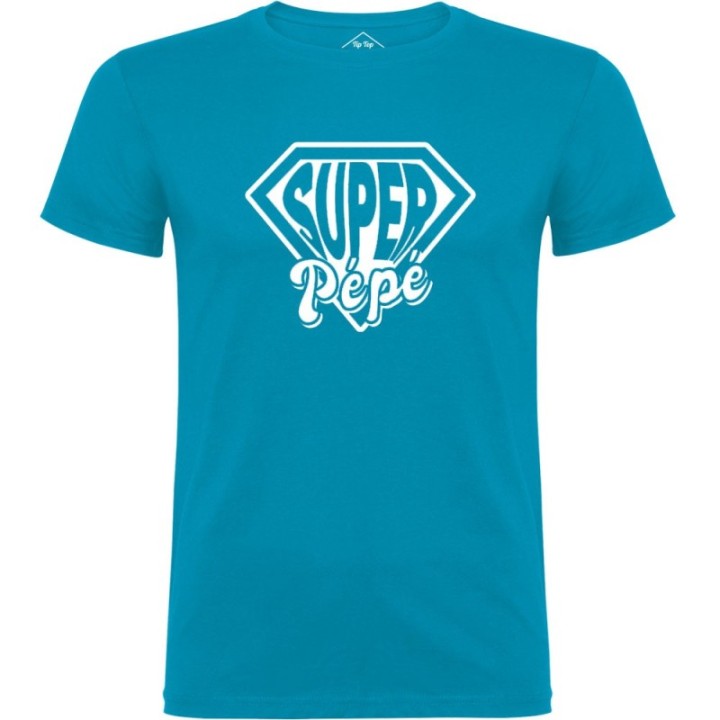 Tip Top Tshirt - T-shirt Homme Super Pépé - Made in France