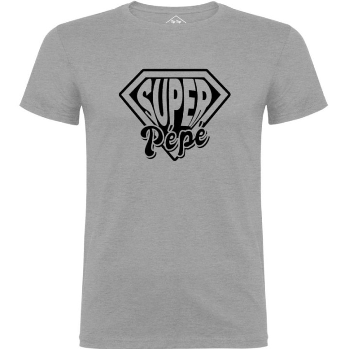 Tip Top Tshirt - T-shirt Homme Super Pépé - Made in France