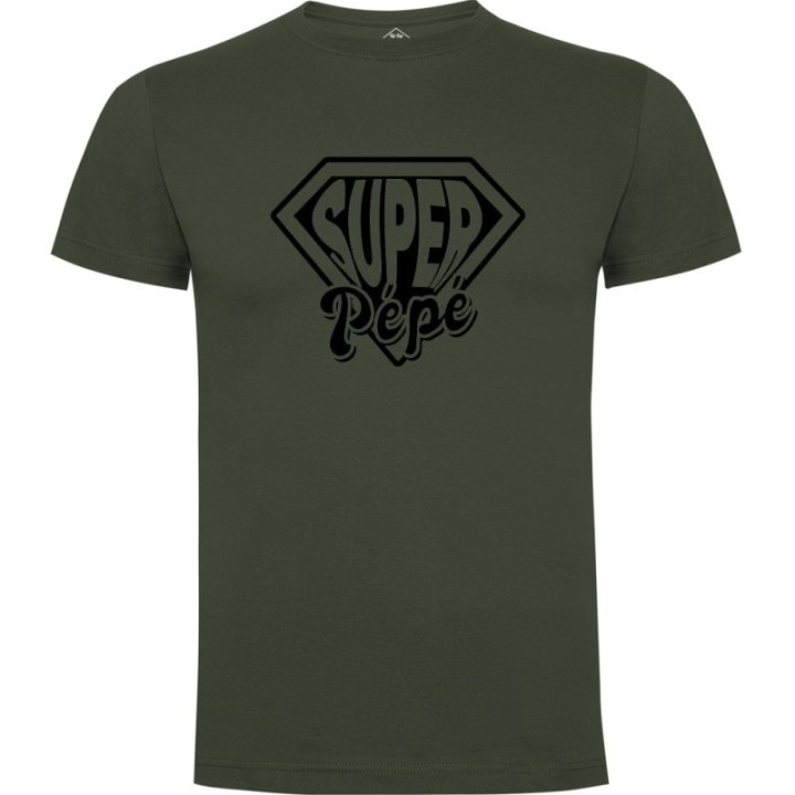 Tip Top Tshirt - T-shirt Homme Super Pépé - Made in France