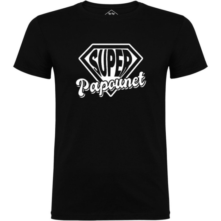 Tip Top Tshirt - T-shirt Homme Super Papounet - Made in France