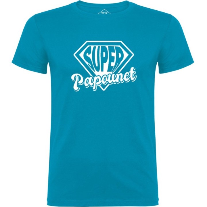 Tip Top Tshirt - T-shirt Homme Super Papounet - Made in France