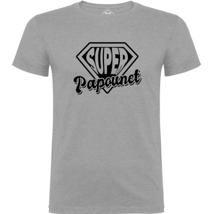 Tip Top Tshirt - T-shirt Homme Super Papounet - Made in France
