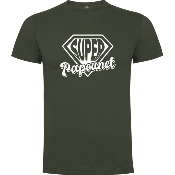 Tip Top Tshirt - T-shirt Homme Super Papounet - Made in France