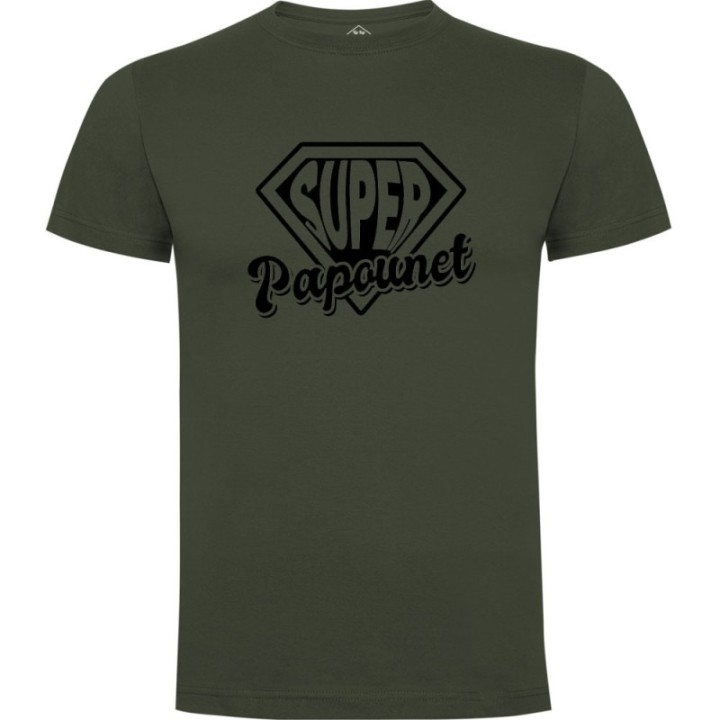 Tip Top Tshirt - T-shirt Homme Super Papounet - Made in France
