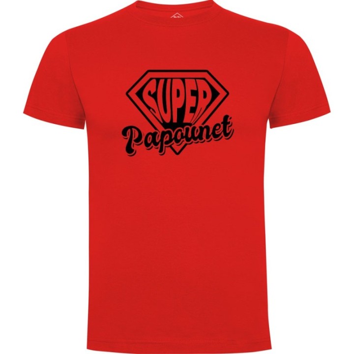Tip Top Tshirt - T-shirt Homme Super Papounet - Made in France