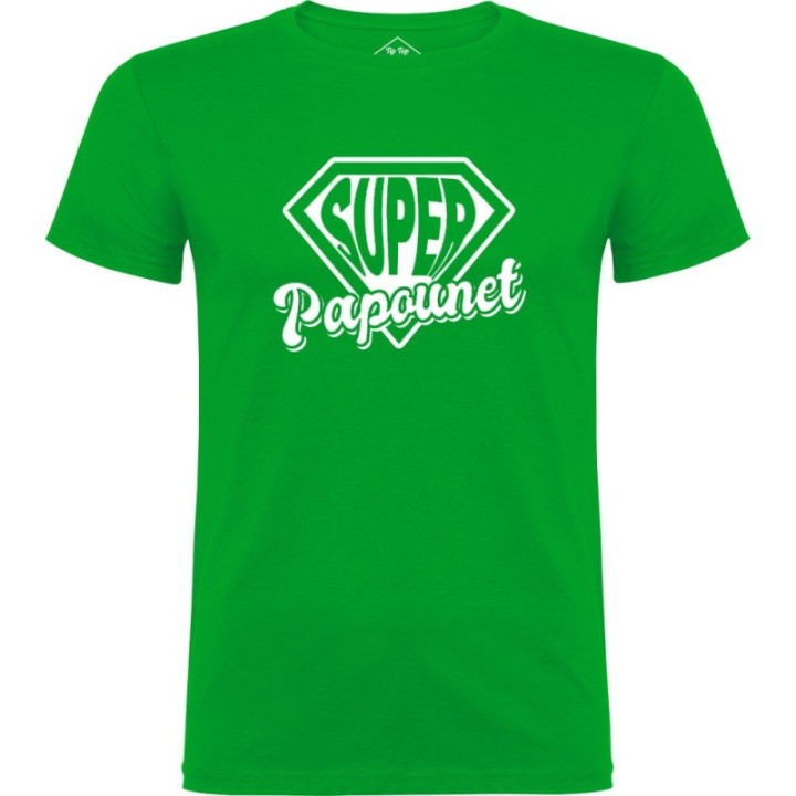 Tip Top Tshirt - T-shirt Homme Super Papounet - Made in France