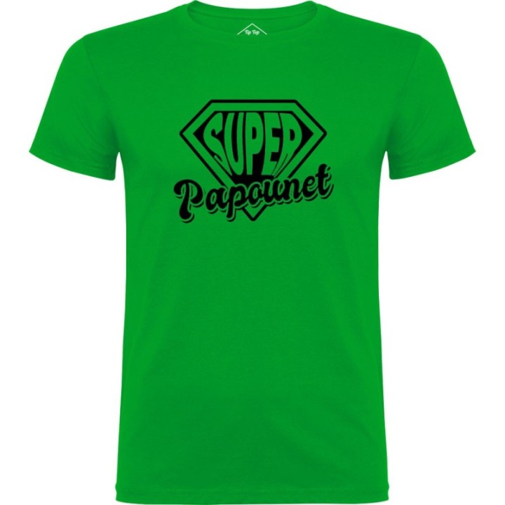 Tip Top Tshirt - T-shirt Homme Super Papounet - Made in France