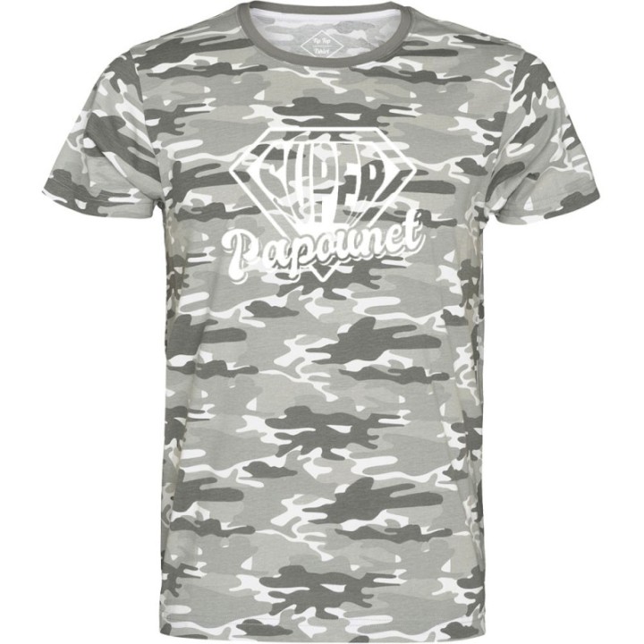 Tip Top Tshirt - T-shirt Homme Super Papounet - Made in France