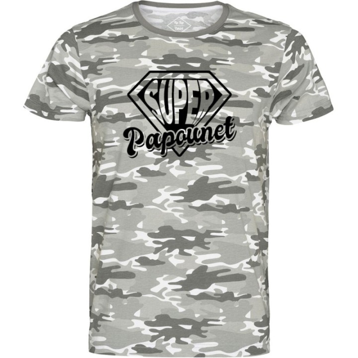 Tip Top Tshirt - T-shirt Homme Super Papounet - Made in France