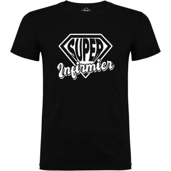 Tip Top Tshirt - T-shirt Homme Super Infirmier - Made in France