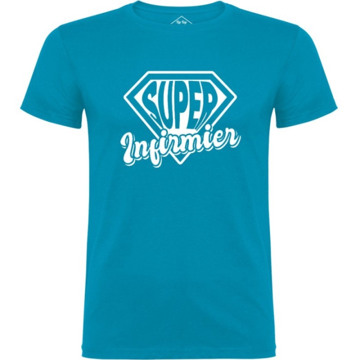 Tip Top Tshirt - T-shirt Homme Super Infirmier - Made in France