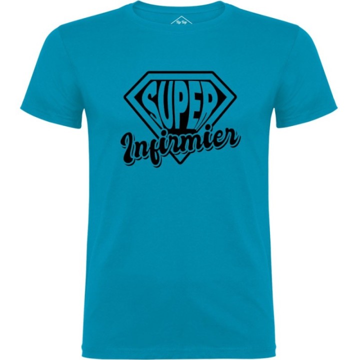 Tip Top Tshirt - T-shirt Homme Super Infirmier - Made in France