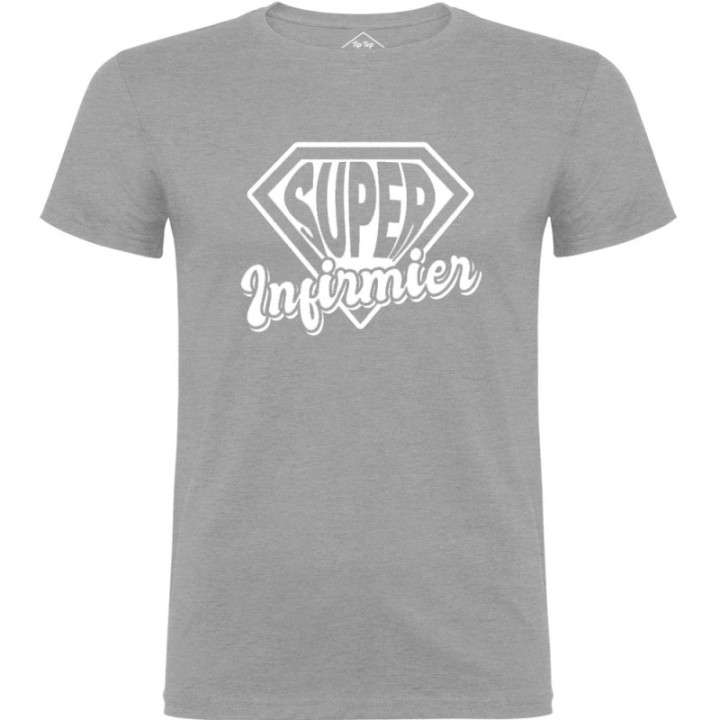 Tip Top Tshirt - T-shirt Homme Super Infirmier - Made in France