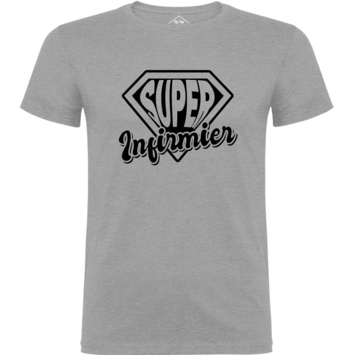 Tip Top Tshirt - T-shirt Homme Super Infirmier - Made in France