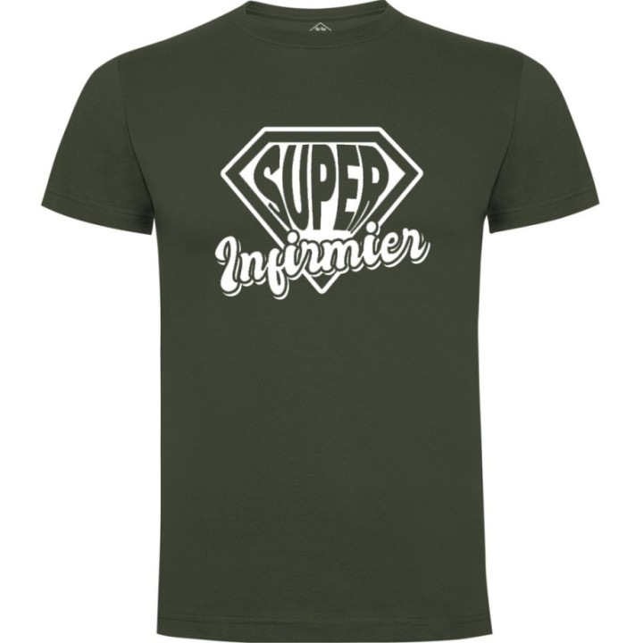 Tip Top Tshirt - T-shirt Homme Super Infirmier - Made in France