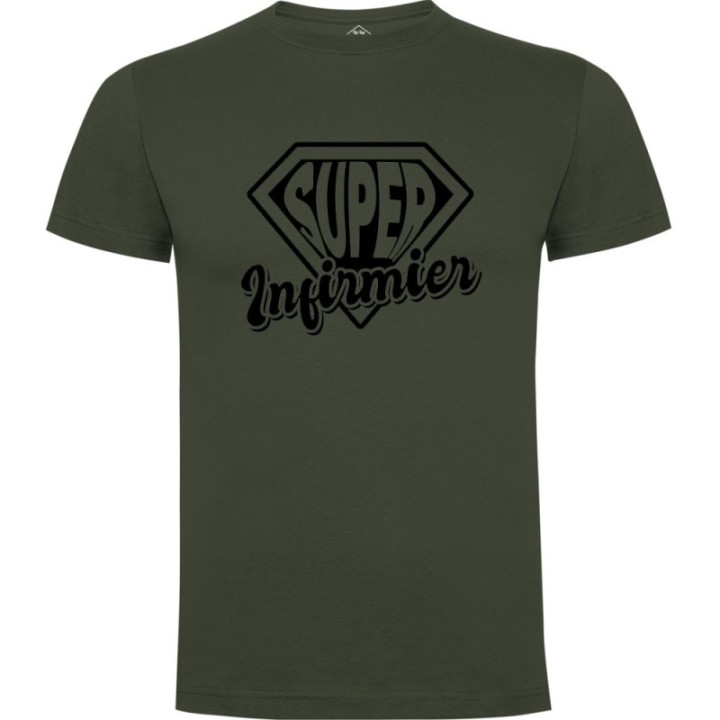 Tip Top Tshirt - T-shirt Homme Super Infirmier - Made in France