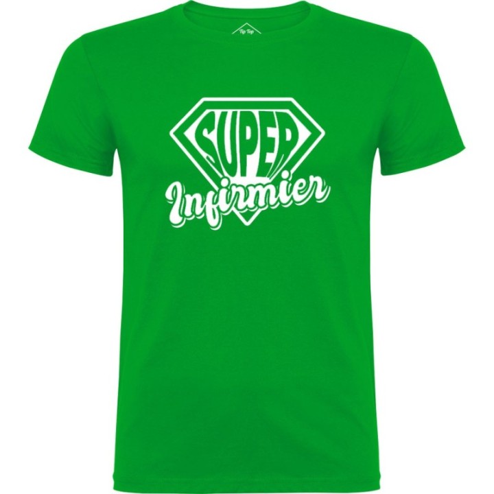 Tip Top Tshirt - T-shirt Homme Super Infirmier - Made in France