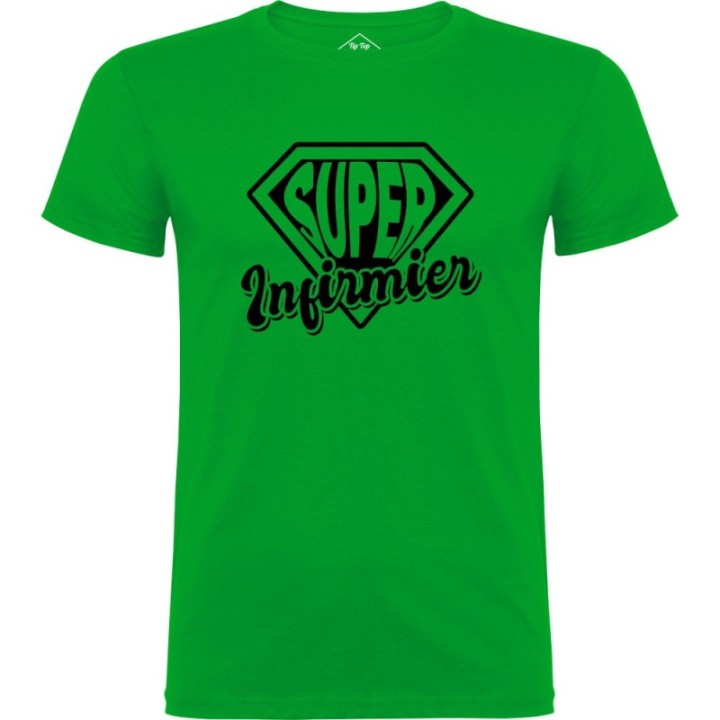 Tip Top Tshirt - T-shirt Homme Super Infirmier - Made in France