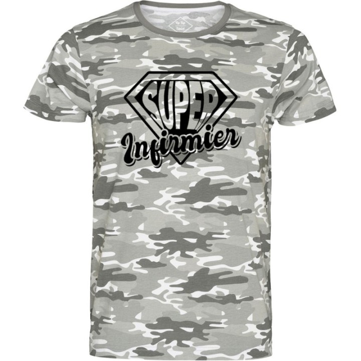 Tip Top Tshirt - T-shirt Homme Super Infirmier - Made in France