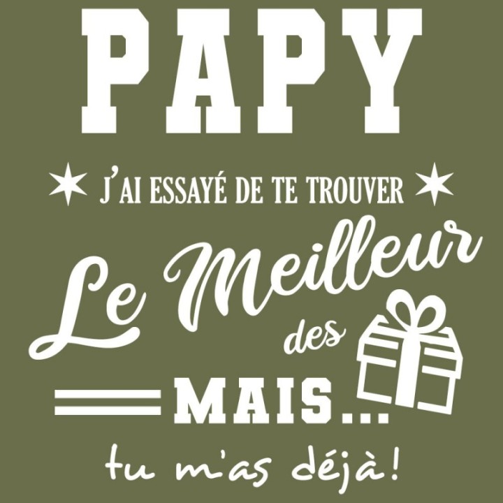 Tip Top Tshirt - T-shirt Homme Papy, j'ai essayé de te trouver le meilleur des cadeaux - Made in France