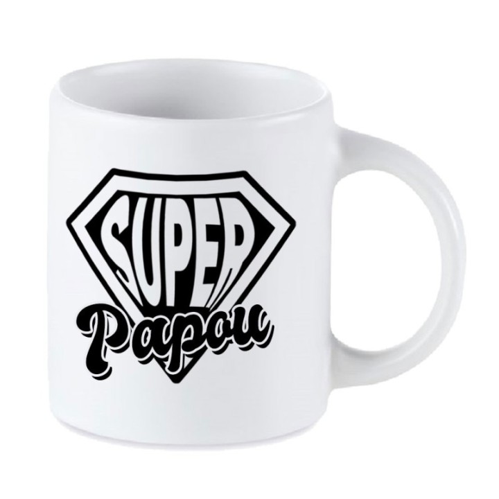 Tip Top Tshirt - Mug Super Papou - Made in France