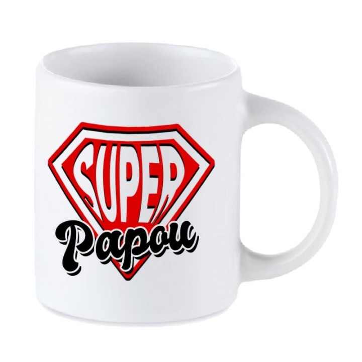 Tip Top Tshirt - Mug Super Papou - Made in France
