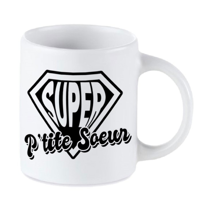 Tip Top Tshirt - Mug Super P'tite soeur - Made in France