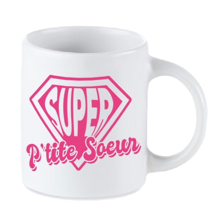Tip Top Tshirt - Mug Super P'tite soeur - Made in France