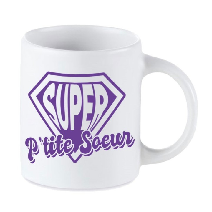 Tip Top Tshirt - Mug Super P'tite soeur - Made in France