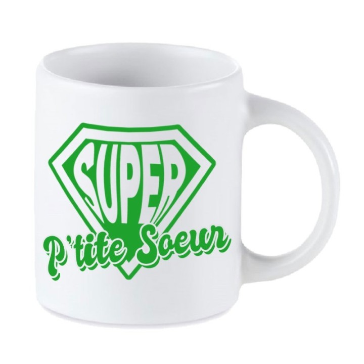Tip Top Tshirt - Mug Super P'tite soeur - Made in France